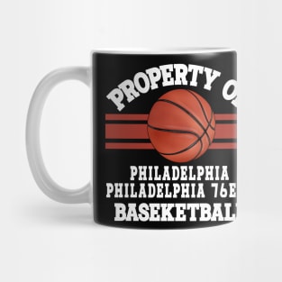 Proud Name Philadelphia Graphic Property Vintage Basketball Mug